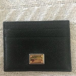 Dolce & Gabbana saffiano leather card holder